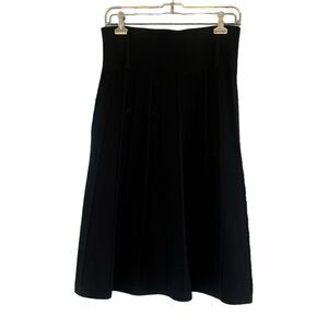 Lapis wool blend black knit skirt. Size medium